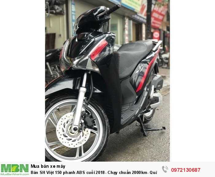 Bán SH Việt 150 phanh ABS cuối 2018- Chạy chuẩn 2000km- Quá Mới