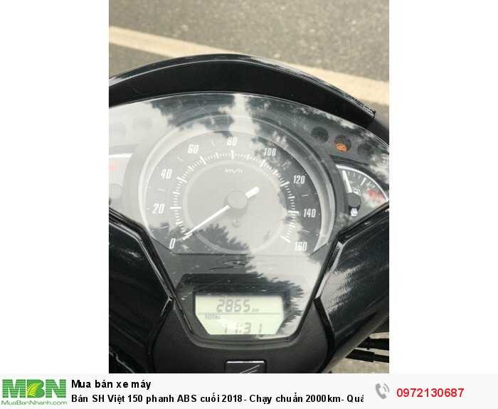 Bán SH Việt 150 phanh ABS cuối 2018- Chạy chuẩn 2000km- Quá Mới