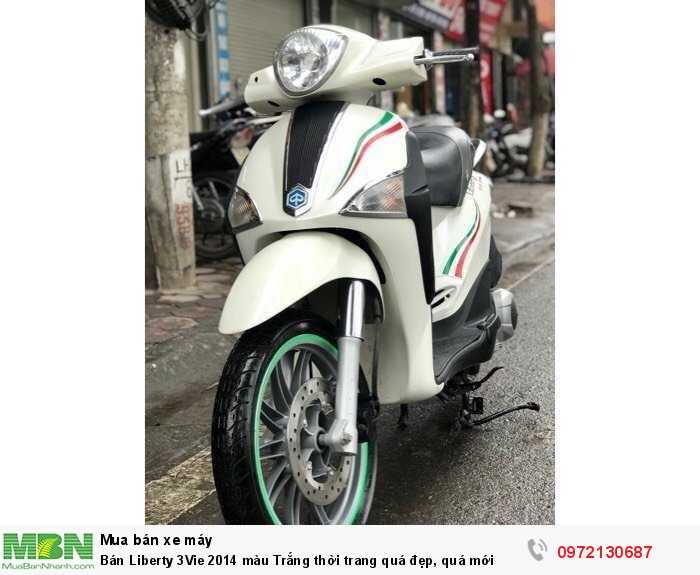 Bán Liberty 3Vie 2014 màu Trắng thời trang quá đẹp, quá mới