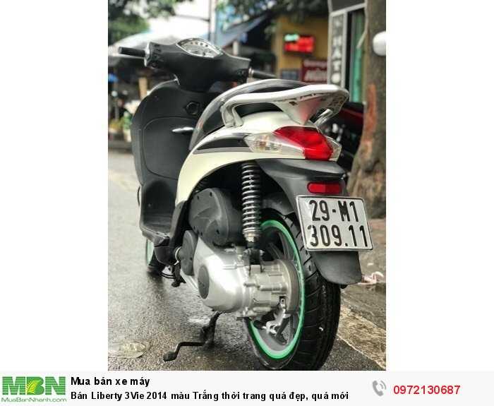 Bán Liberty 3Vie 2014 màu Trắng thời trang quá đẹp, quá mới