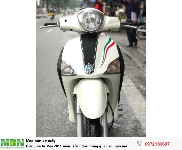Bán Liberty 3Vie 2014 màu Trắng thời trang quá đẹp, quá mới