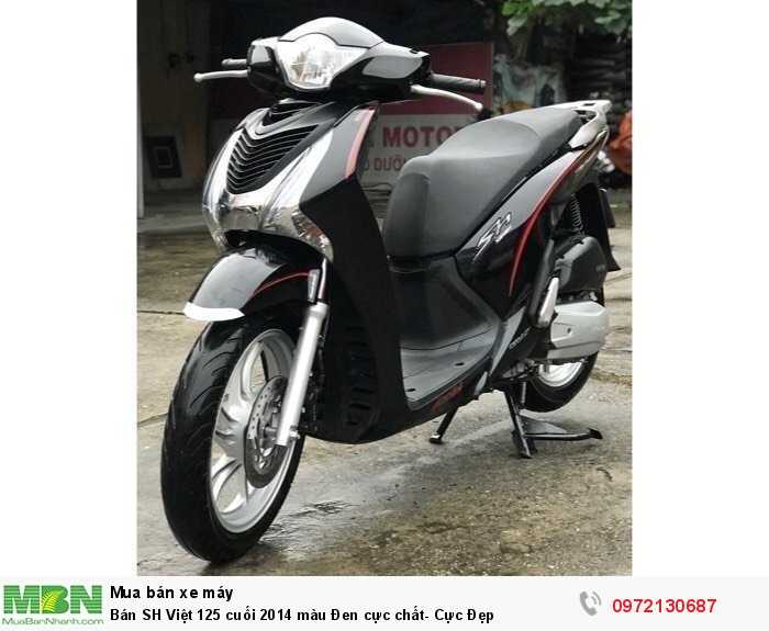 Bán SH Việt 125 cuối 2014 màu Đen cực chất- Cực Đẹp