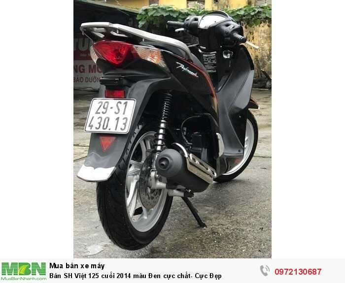 Bán SH Việt 125 cuối 2014 màu Đen cực chất- Cực Đẹp