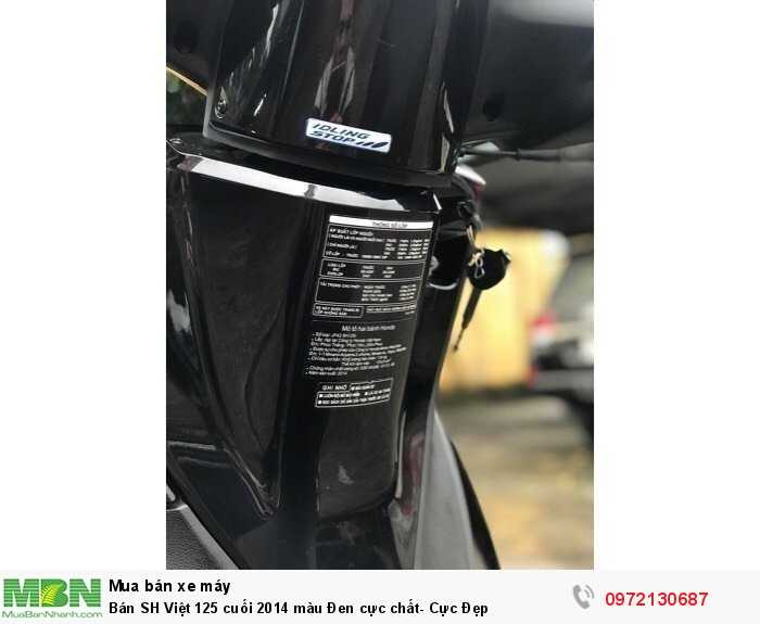 Bán SH Việt 125 cuối 2014 màu Đen cực chất- Cực Đẹp