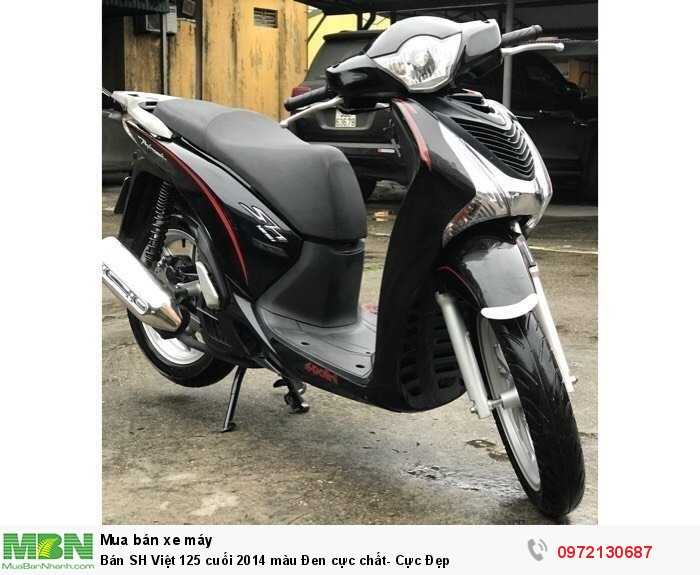 Bán SH Việt 125 cuối 2014 màu Đen cực chất- Cực Đẹp