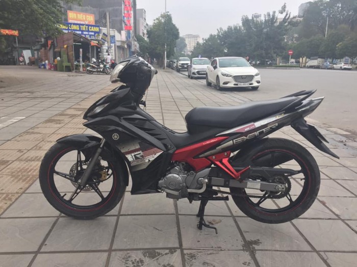 Exciter 135cc côn tự động màu đỏ đen biển HN 5 số
