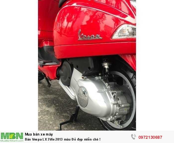 Bán Vespa LX 3Vie 2013 màu Đỏ đẹp miễn chê !