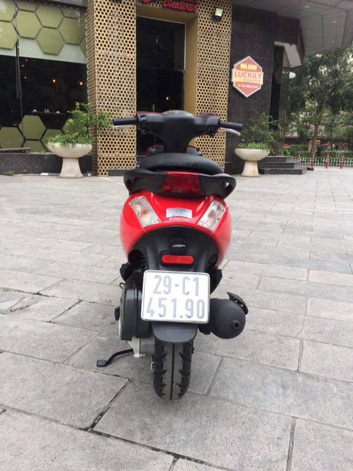 Zip 100cc Việt nam màu đỏ đời chân chông điện 2k16 biển hà nội