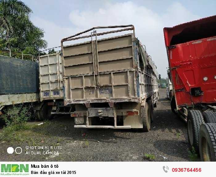 Bán đấu giá xe tải 2015