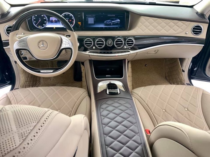 Maybach S600 2016 màu đen nội thất kem