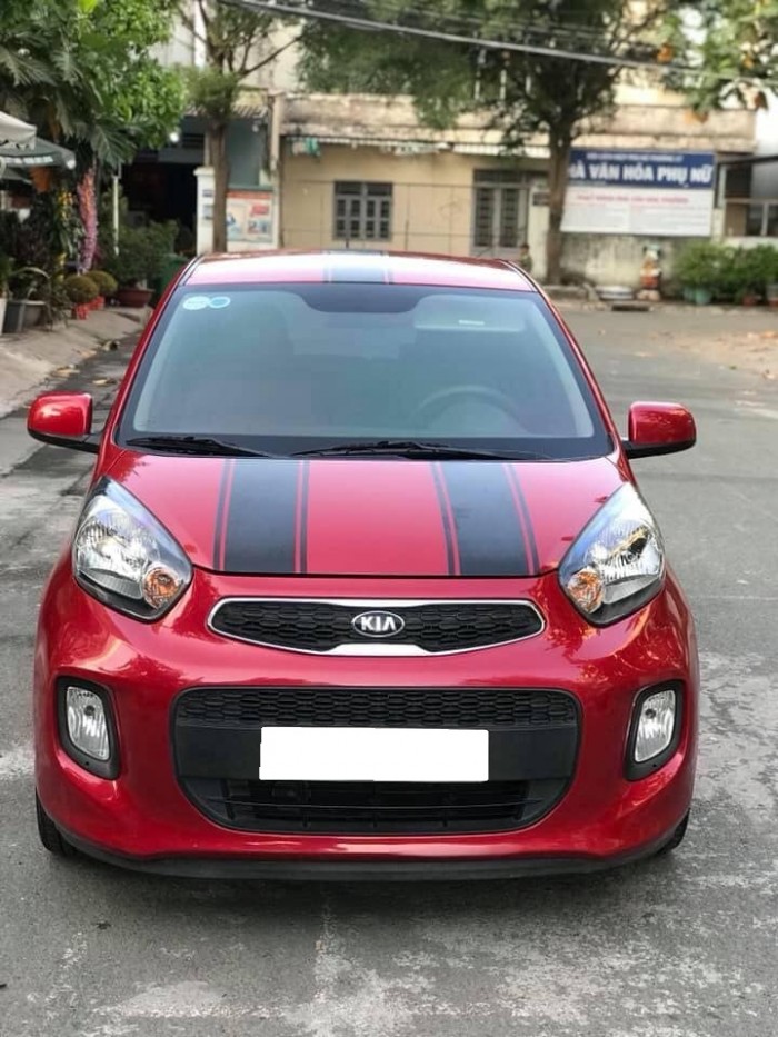 Thanh lí gấp Kia morning 2016 ,số sàn, màu đỏ, vỏ nguyên zin