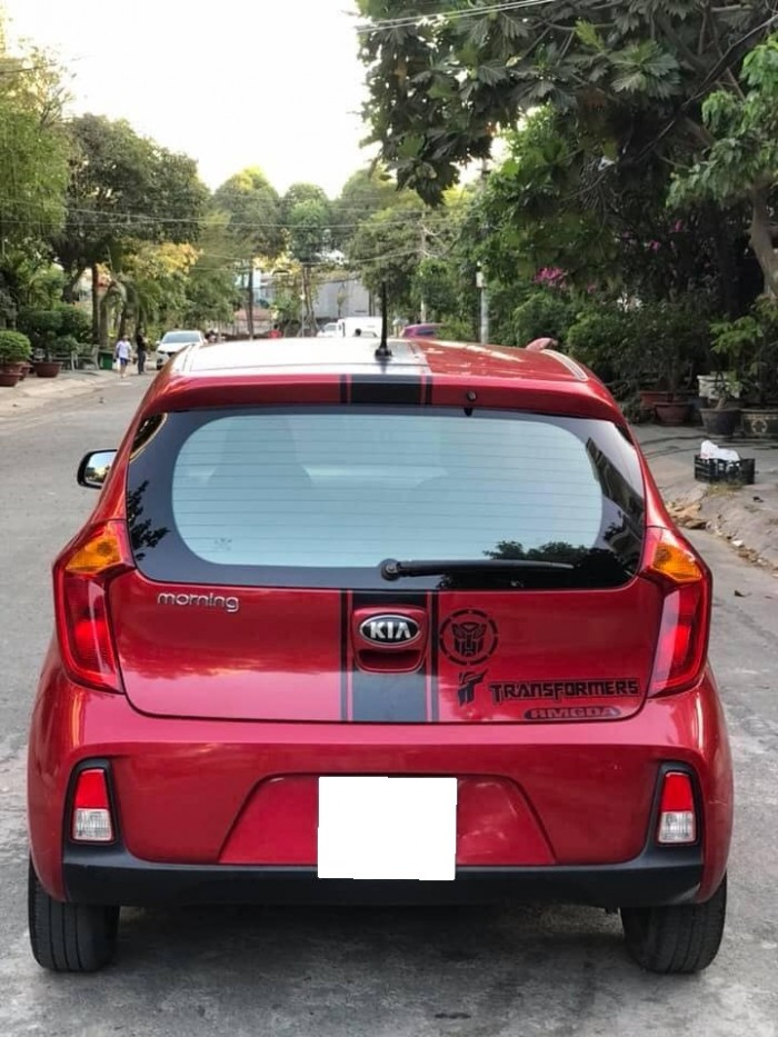 Thanh lí gấp Kia morning 2016 ,số sàn, màu đỏ, vỏ nguyên zin
