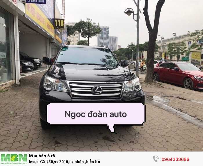 Lexus GX 460,sx 2010,tư nhân ,biển hn