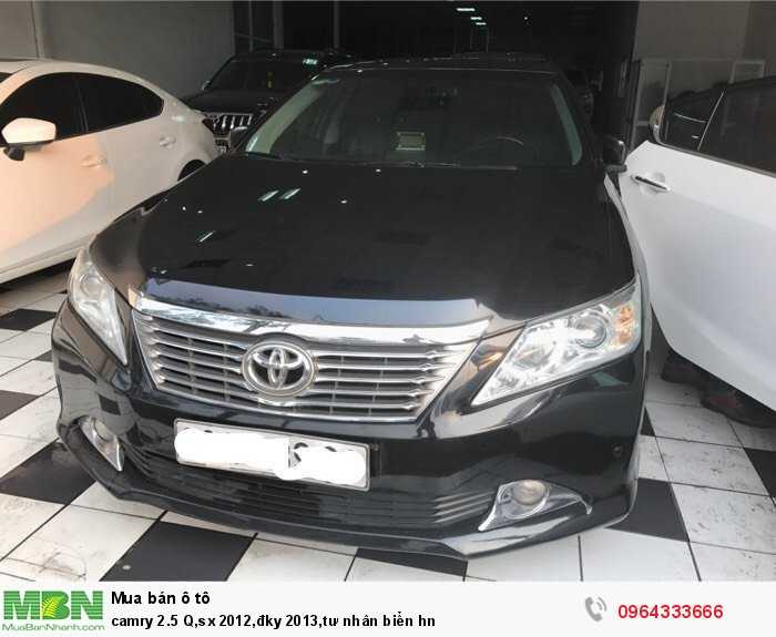 Camry 2.5 Q,sx 2012, đky 2013, tư nhân biển hn