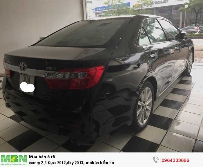 Camry 2.5 Q,sx 2012, đky 2013, tư nhân biển hn