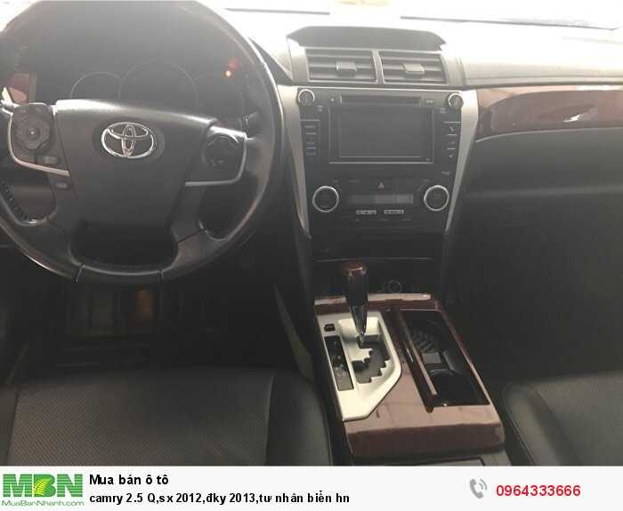Camry 2.5 Q,sx 2012, đky 2013, tư nhân biển hn