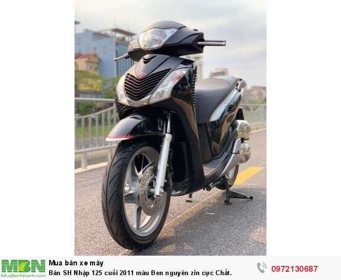 Bán SH Nhập 125 cuối 2011 màu Đen nguyên zin cực Chất.