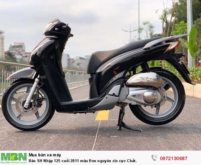 Bán SH Nhập 125 cuối 2011 màu Đen nguyên zin cực Chất.