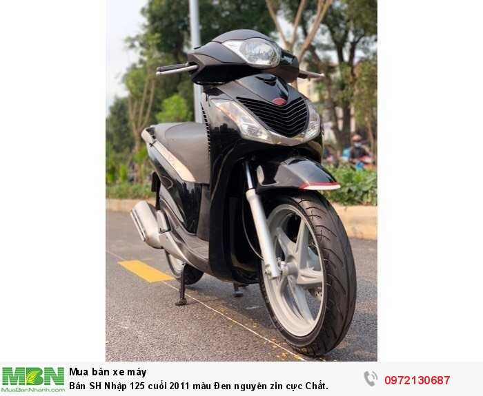 Bán SH Nhập 125 cuối 2011 màu Đen nguyên zin cực Chất.