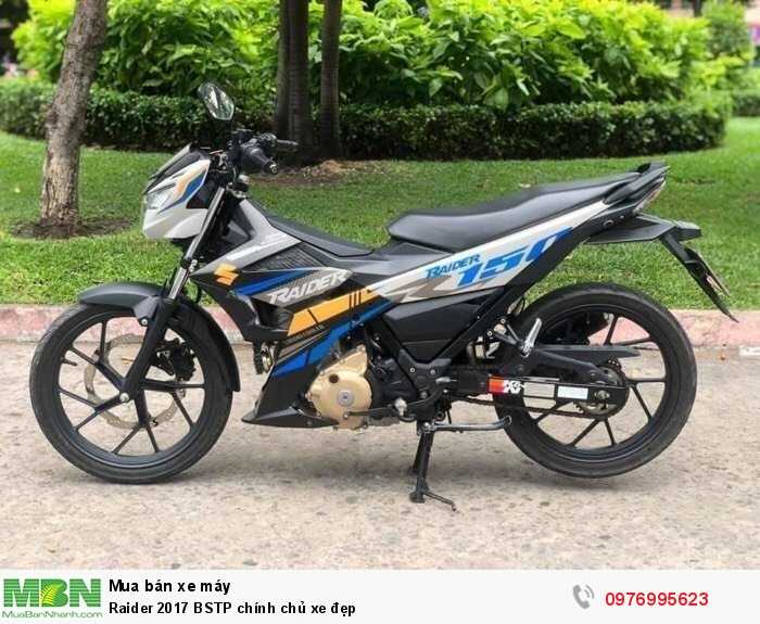 Raider 2017 BSTP chính chủ xe đẹp