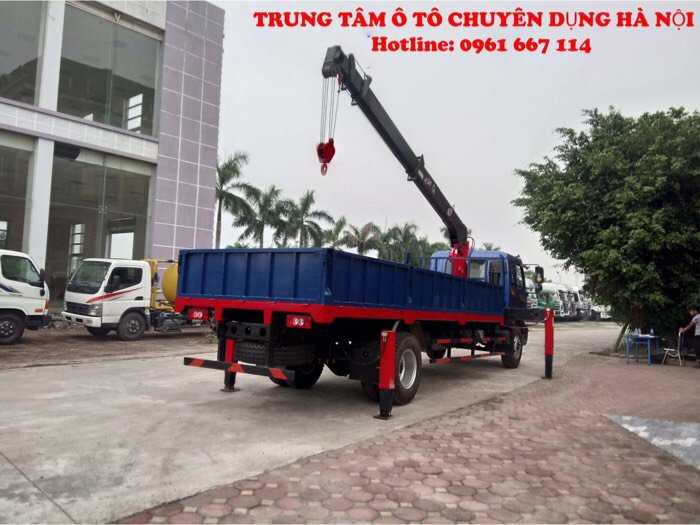 Xe tải 9 tấn Thaco Auman C160.C170 gắn cẩu ATOM514 ( 5 tấn 4 đốt ) | Hỗ trợ mua trả góp chỉ từ 200Tr