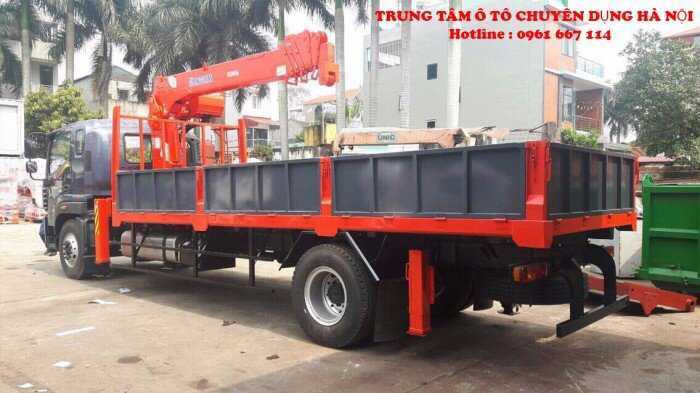 Xe tải 2 Chân 9 tấn Thaco Auman C160 Euro4 gắn câu Kanglim KS1056 ( 5 tấn 6 đốt )|Trả trước từ 300tr giao xe ngay