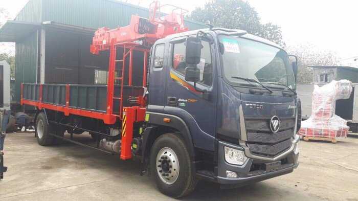 Xe tải 2 Chân 9 tấn Thaco Auman C160 Euro4 gắn câu Kanglim KS1056 ( 5 tấn 6 đốt )|Trả trước từ 300tr giao xe ngay