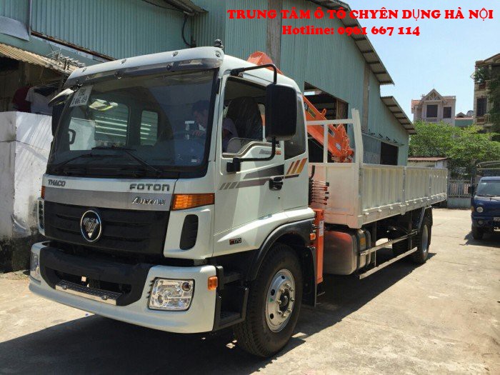 Xe tải 9 tấn Thaco AUMAN C160.C170 gắn câu SANGDO model SC514ML ( 5 tấn 4 đốt) |Trả trước từ 200tr giao xe ngay