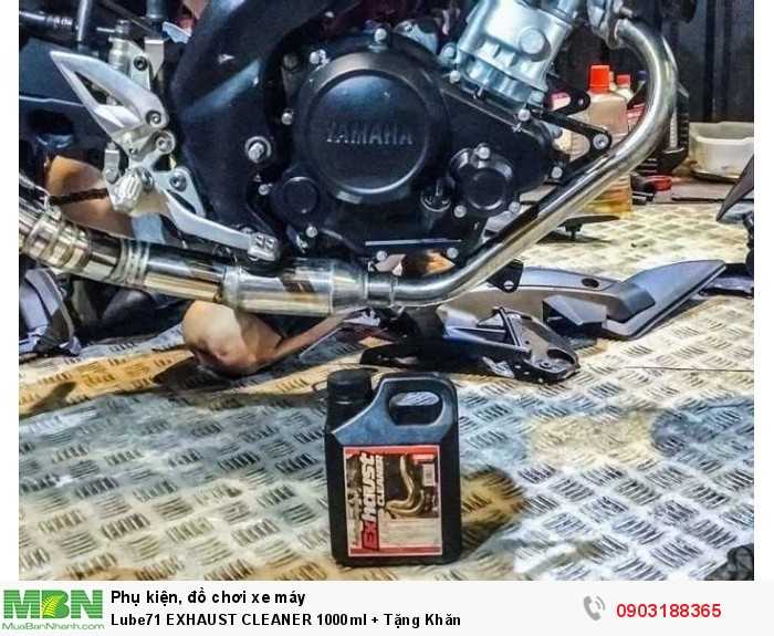 Vệ Sinh Cổ Pô Siêu Sạch Lube71 EXHAUST CLEANER 1000ml + Tặng Khăn-MSN388397 2