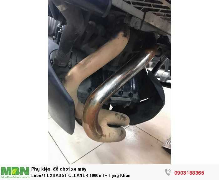Vệ Sinh Cổ Pô Siêu Sạch Lube71 EXHAUST CLEANER 1000ml + Tặng Khăn-MSN388397 4