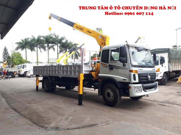 Xe tải 9 tấn Thaco Auman C160.C170 gắn Cẩu SOOSAN SCS524 ( 5 tấn 4 đốt) |Trả trước từ 200tr giao xe ngay