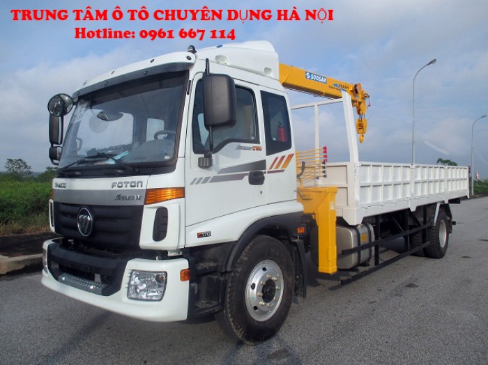 Xe tải 9 tấn Thaco Auman C160.C170 gắn cẩu SOOOSAN SCS513 ( 5 tấn 3 đốt) |Trả trước từ 200tr giao xe ngay