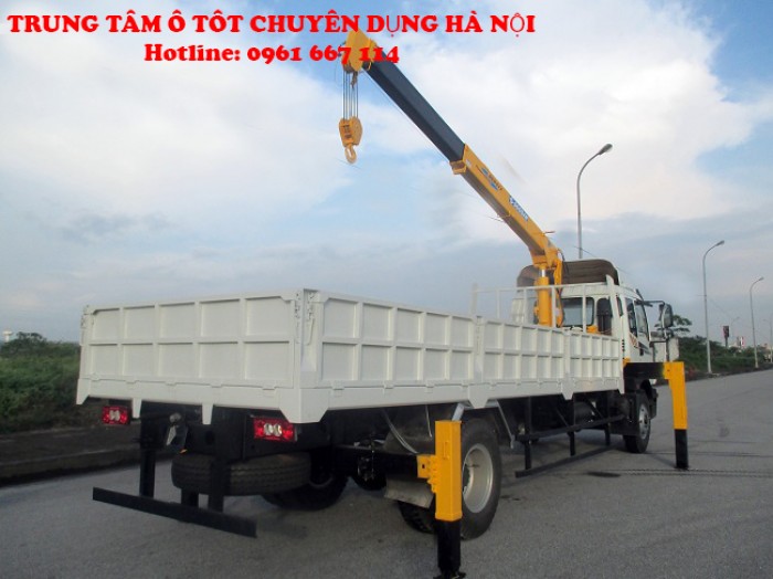 Xe tải 9 tấn Thaco Auman C160.C170 gắn cẩu SOOOSAN SCS513 ( 5 tấn 3 đốt) |Trả trước từ 200tr giao xe ngay