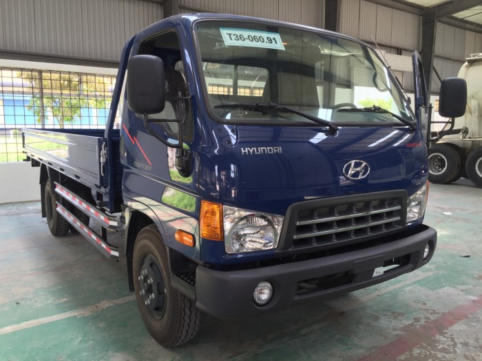 Xe tải New Mighty 2017 thùng bạt tải trọng 8 tấn, thùng dài 5m
