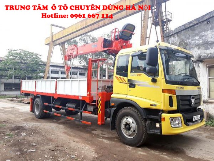 Xe tải 9 tấn Thaco Auman C160.C170 gắn cẩu KANGLIM model KS1056 ( 5 tấn 6 đốt )|Trả trước từ 300tr giao xe ngay