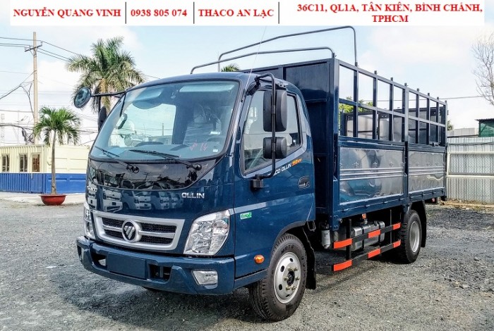 Xe Tải 2,4 Tấn - Động Cơ Isuzu - Thaco Ollin350 E4 - Thùng 4m4 - Hổ Trợ Trả Góp