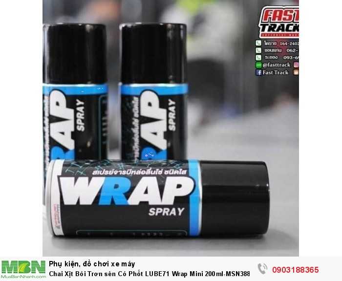 Chai Xịt Bôi Trơn sên Có Phốt LUBE71 Wrap Mini 200ml-MSN388398