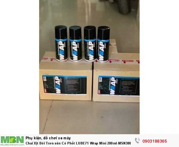 Chai Xịt Bôi Trơn sên Có Phốt LUBE71 Wrap Mini 200ml-MSN388398