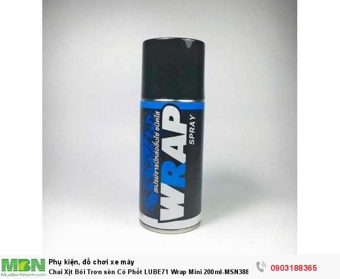Chai Xịt Bôi Trơn sên Có Phốt LUBE71 Wrap Mini 200ml-MSN388398