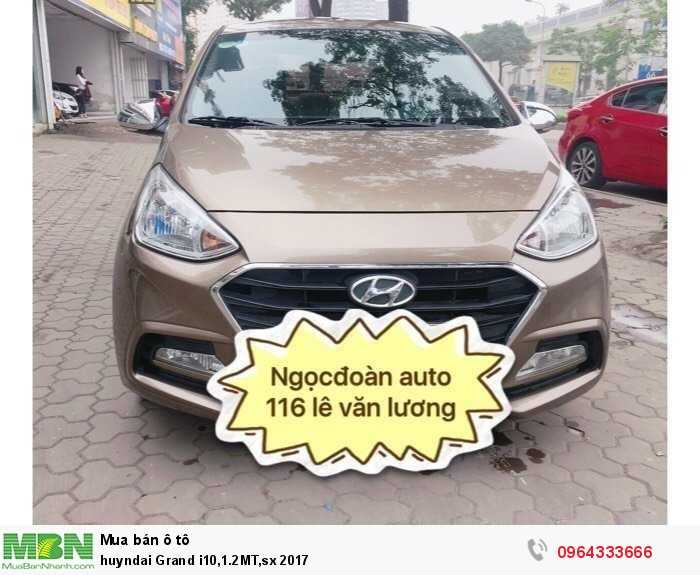 Huyndai Grand i10,1.2MT, sản xuất 2017