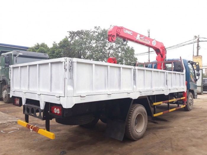 Xe tải 7,3 tấn Thaco OLLIN 700B gắn cẩu 3 UNIC model URV343 ( 3 tấn 4 đốt )|Trả trước từ 200tr giao xe ngay