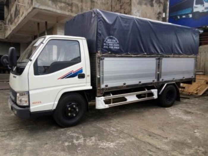 Xe tải Iz49 Đô Thành thùng mui bạt tải trọng 2,4 tấn, thùng dài 4m2, hỗ trợ trả góp đến 85%, lãi suất thấp
