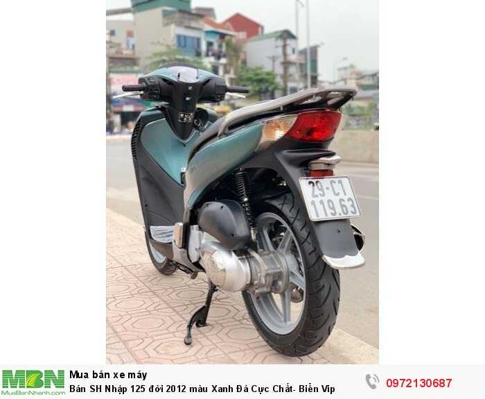 Bán SH Nhập 125 đời 2012 màu Xanh Đá Cực Chất- Biển Vip
