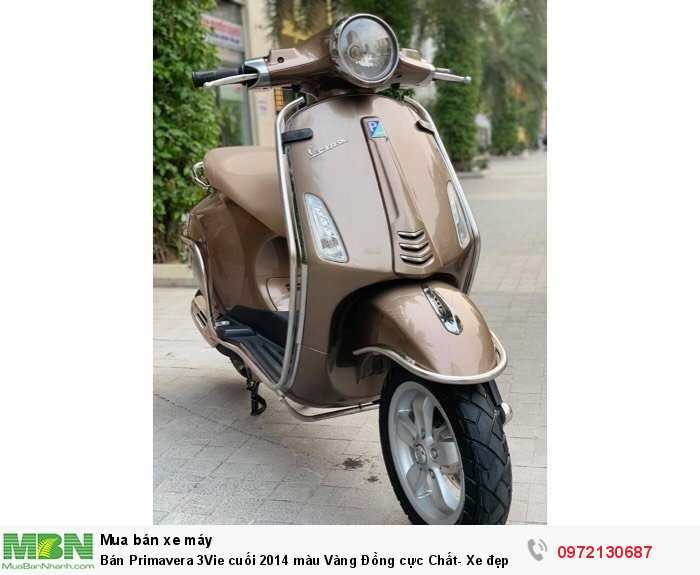 Bán Primavera 3Vie cuối 2014 màu Vàng Đồng cực Chất- Xe đẹp quá