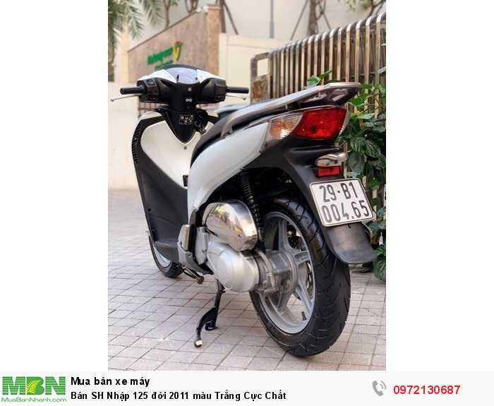 Bán SH Nhập 125 đời 2011 màu Trắng Cực Chất