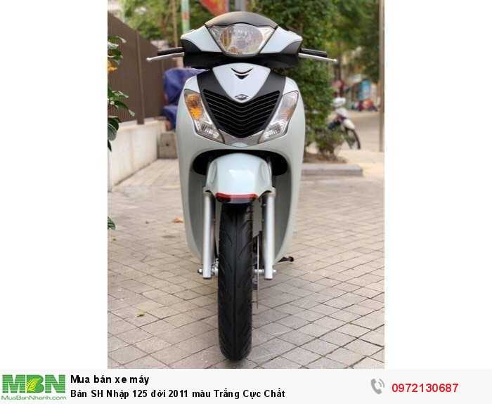 Bán SH Nhập 125 đời 2011 màu Trắng Cực Chất