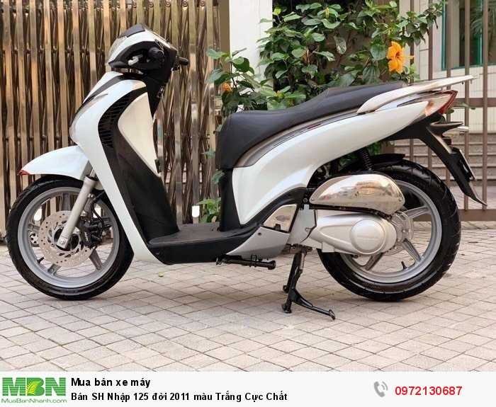 Bán SH Nhập 125 đời 2011 màu Trắng Cực Chất