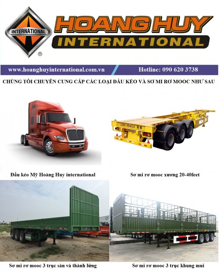 Giá xe đầu kéo mỹ hoàng huy 2019, giá xe đầu kéo mỹ maxxforce