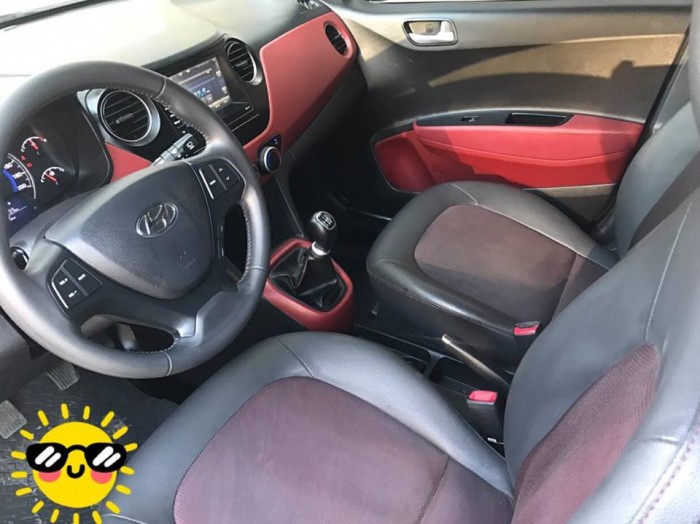 Bán Hyundai I10 bản 1.25 số sàn 2016 màu trắng, nhập ấn độ