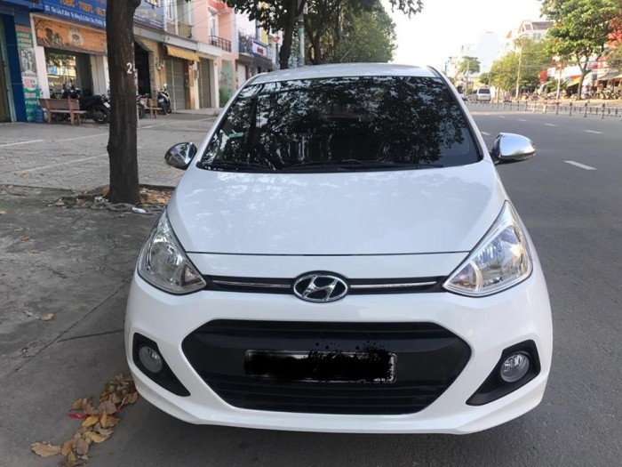 Bán Hyundai I10 bản 1.25 số sàn 2016 màu trắng, nhập ấn độ